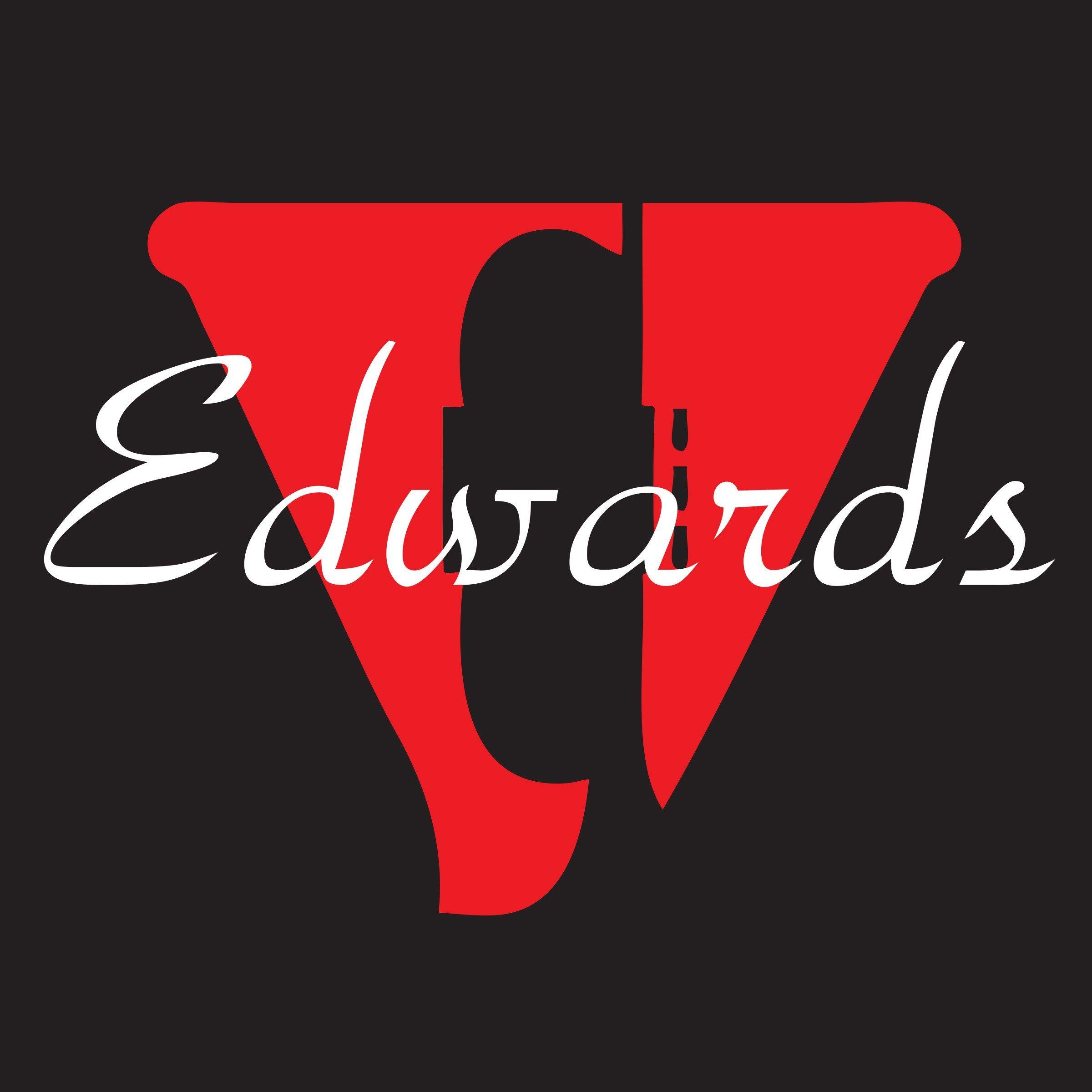 Edwards Logo - Edwards Logo 4×4 Black