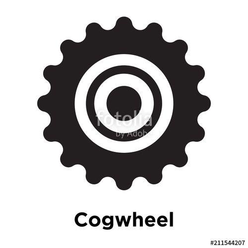 Cogwheel Logo - Cogwheel icon vector sign and symbol isolated on white background ...