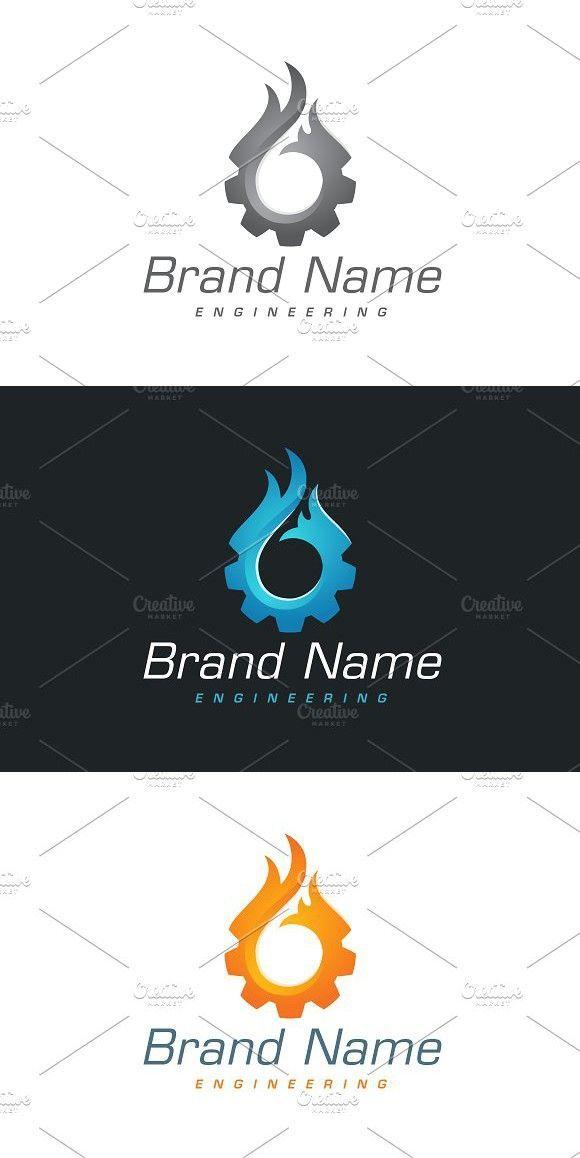 Cogwheel Logo - Burning Cogwheel Logo | Engineering Design | Pinterest | Logos, Logo ...