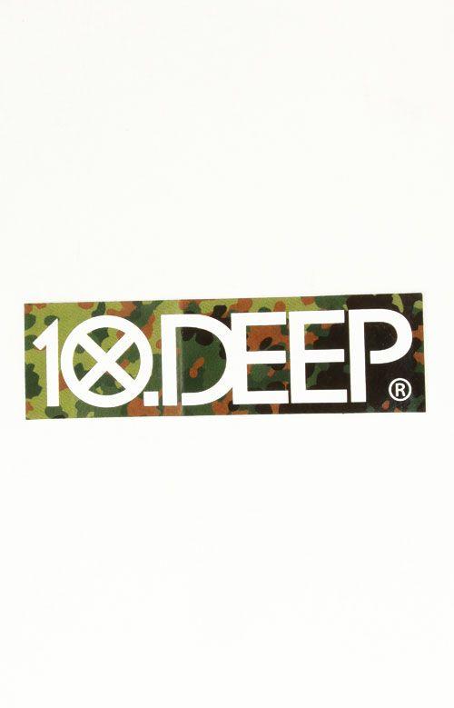 10 Deep Logo - 10 Deep, Logo Sticker - 8.5 in. | MLTD