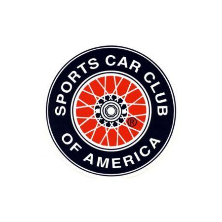SCCA Logo - Wheel Logo Sticker 4.5