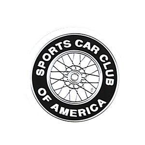 SCCA Logo - SCCA Wire Wheel Logo Decal
