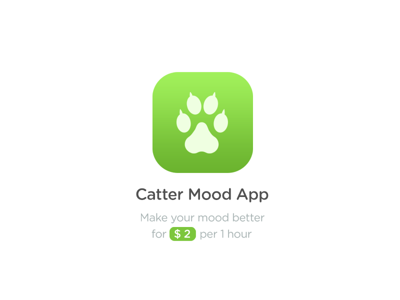 Catter Logo - Logo | Catter Mood App | Mobile App by Filip Benda | Dribbble | Dribbble