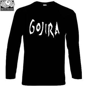 Gojira Logo - Gojira LOGO FRUIT OF THE LOOM BLACK T-SHIR S-XXL long sleeve ROCK | eBay