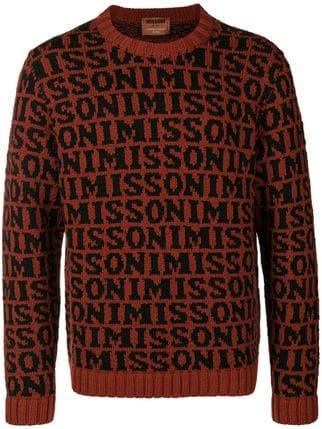 Missoni Logo - Missoni logo intarsia jumper $458 - Buy Online AW18 - Quick Shipping ...