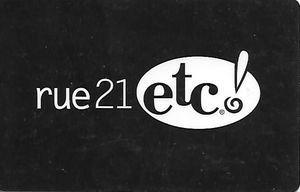 Rue21 Logo - Hediye Kartı: Rue 21 Etc! (Rue21, A.B.D.) (Rue21 Logo) Col:US-rue ...