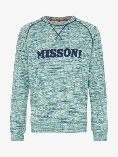 Missoni Logo - Missoni logo embellished cotton jumper