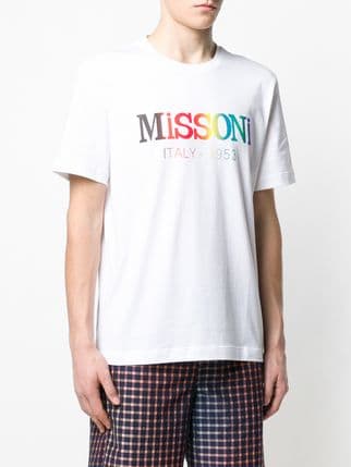 Missoni Logo - Missoni Logo Patch T-shirt - Farfetch