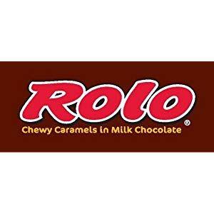 Rolo Logo - Amazon.com : ROLO Chewy Caramels in Milk Chocolate, Pink Foils, 66.7