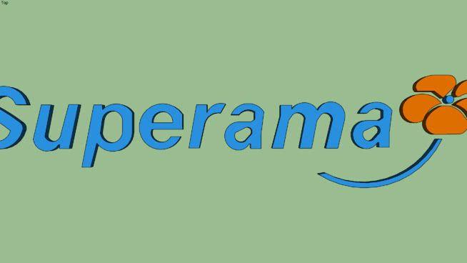 Superama Logo - logotipo de superamaD Warehouse