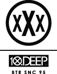 10 Deep Logo - Deep World Gone Mad Black T Shirt