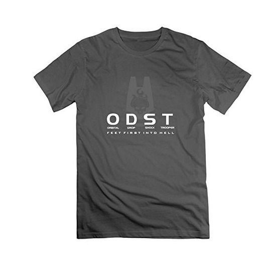 ODST Logo - Men Halo Odst Logo And Motto Design Causal Gray Tee Shirts Offer ...