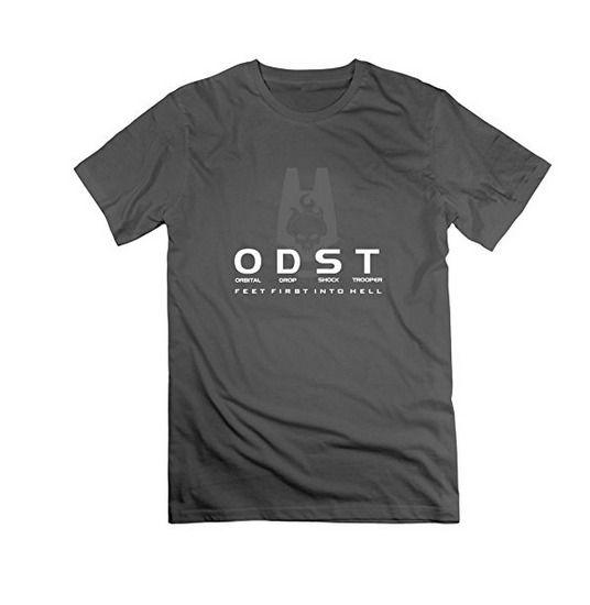 ODST Logo - Men Halo Odst Logo And Motto Design Causal Gray Tee Shirts Offer