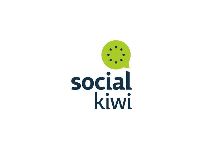 Kiwi Logo - Social Kiwi Logo by Arkadiusz Płatek | Dribbble | Dribbble