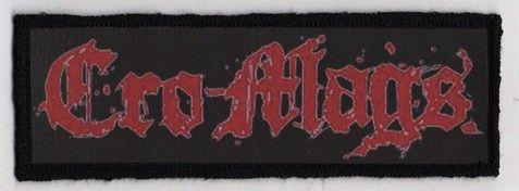 Cro-Mags Logo - Cro-Mags - Logo printed patch - www.madprinting.net Mad Printing ...