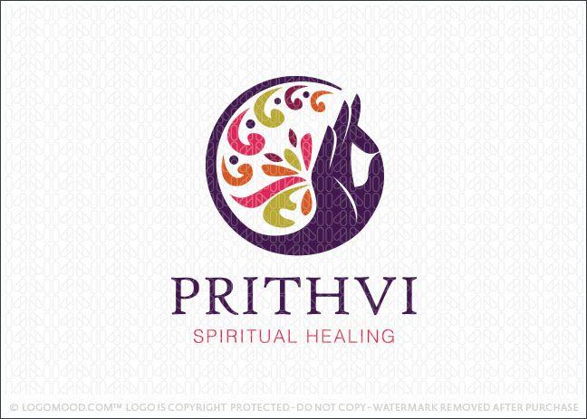 Spiritual Logo - Readymade Logos for Sale Prithvi Spiritual | Readymade Logos for Sale