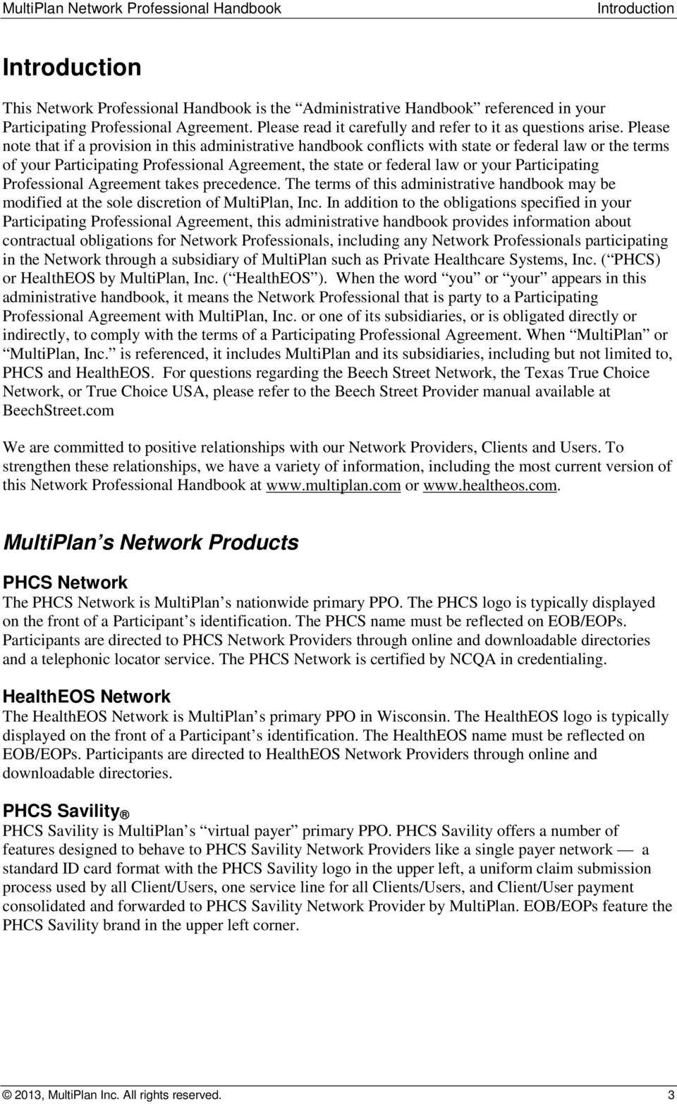MultiPlan Logo - MultiPlan Network Professional Handbook