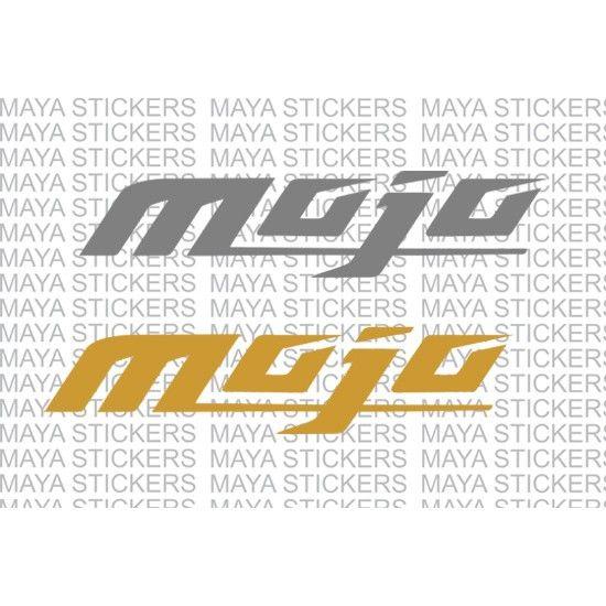 Mojo Logo - Mahindra mojo logo decals