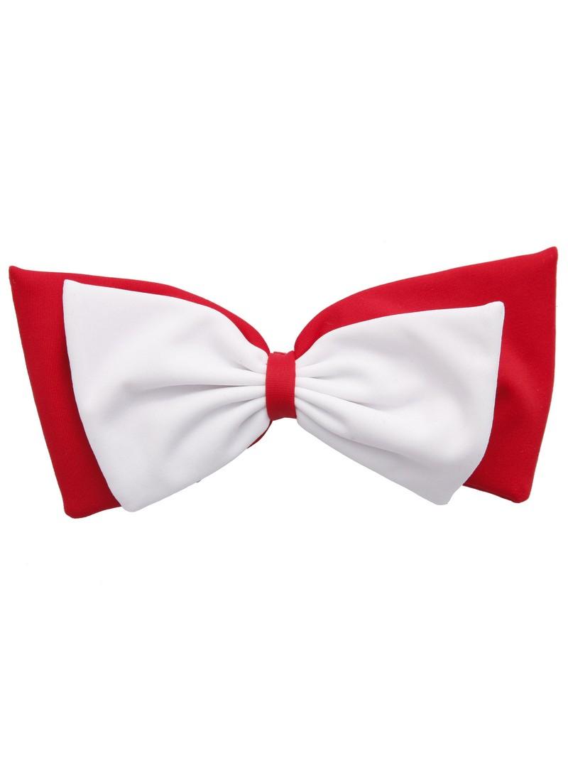 Red and White Bowtie Logo - dog, bow tie