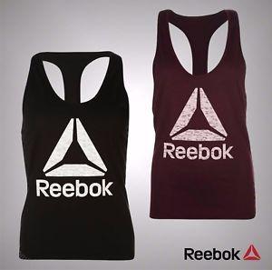 Workout Logo - Ladies Genuine Reebok Lightweight Workout Logo Muscle Back Tank Top ...