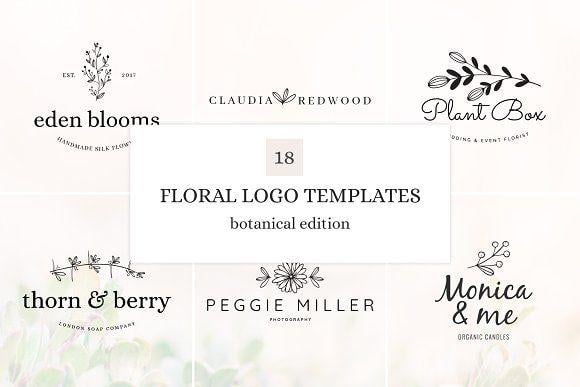 Botanical Logo - Botanical Logo Bundle Logo Templates Creative Market