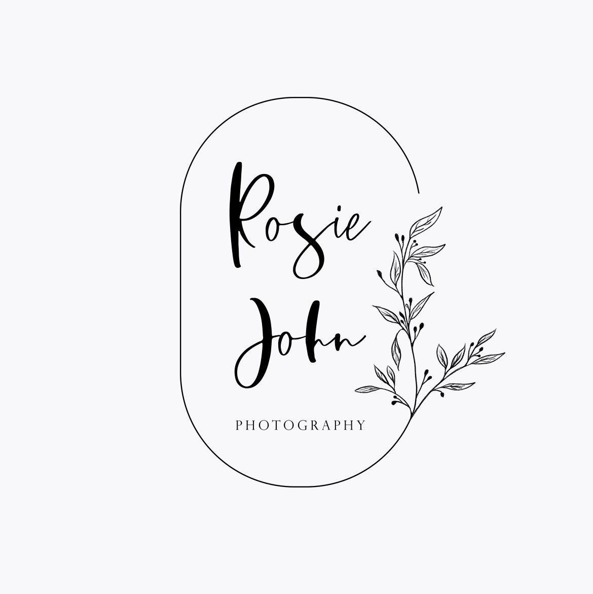 Botanical Logo - Elegant botanical logo design, Custom logo, Feminine logo, Business ...