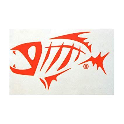 G.Loomis Logo - Amazon.com: G.Loomis Skeleton Fish Logo Window Sticker Red: Automotive