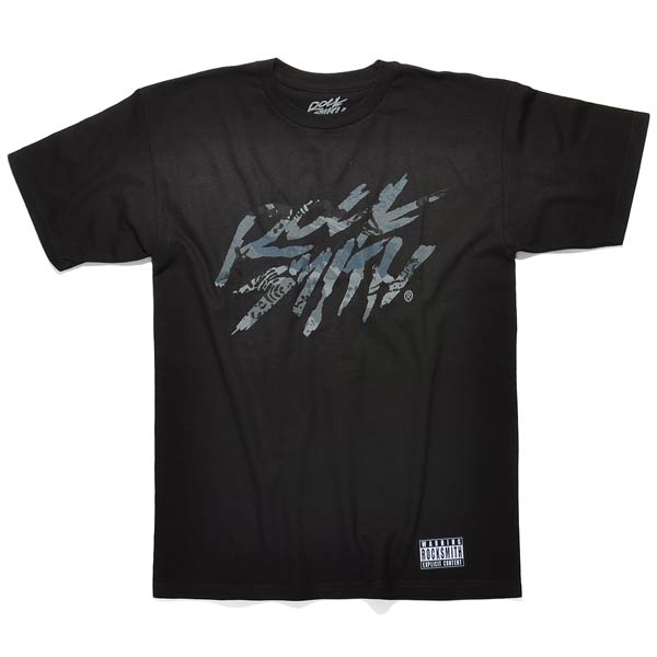 Rocksmith Logo - rocksmith Logo Surf Camo T-Shirt black/grey bei KICKZ.com