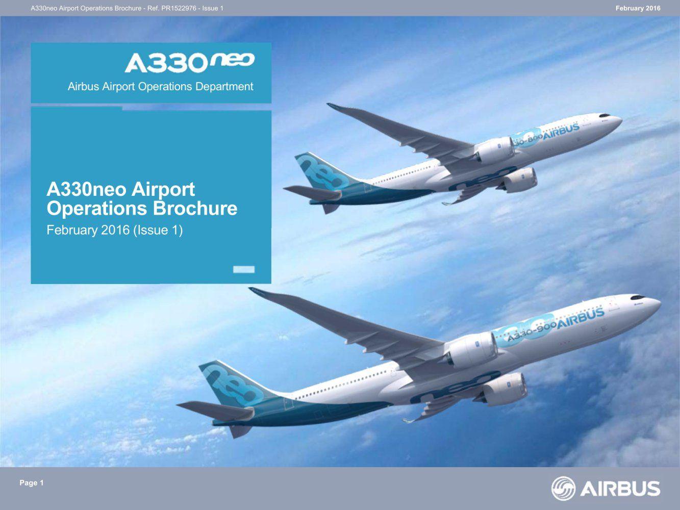 A330neo Logo - Airbus -A330 neo -AIrport operation Catalogs