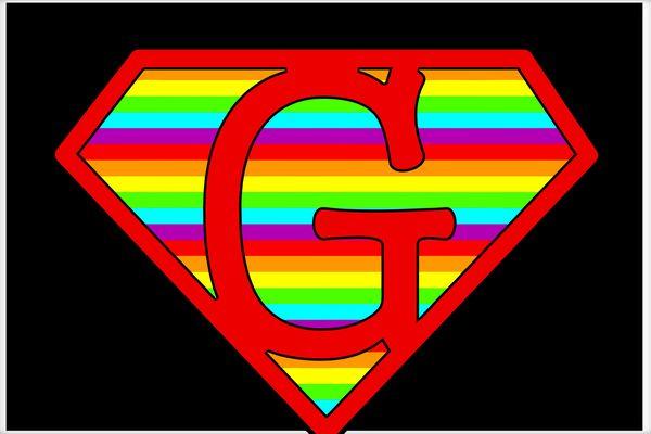 Gay Logo - Super Gay Logo Poster