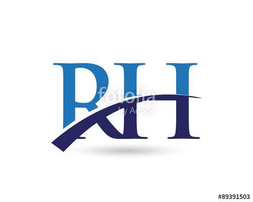 RH Logo - RH Logo Letter Swoosh Stock Image And Royalty Free Vector Files
