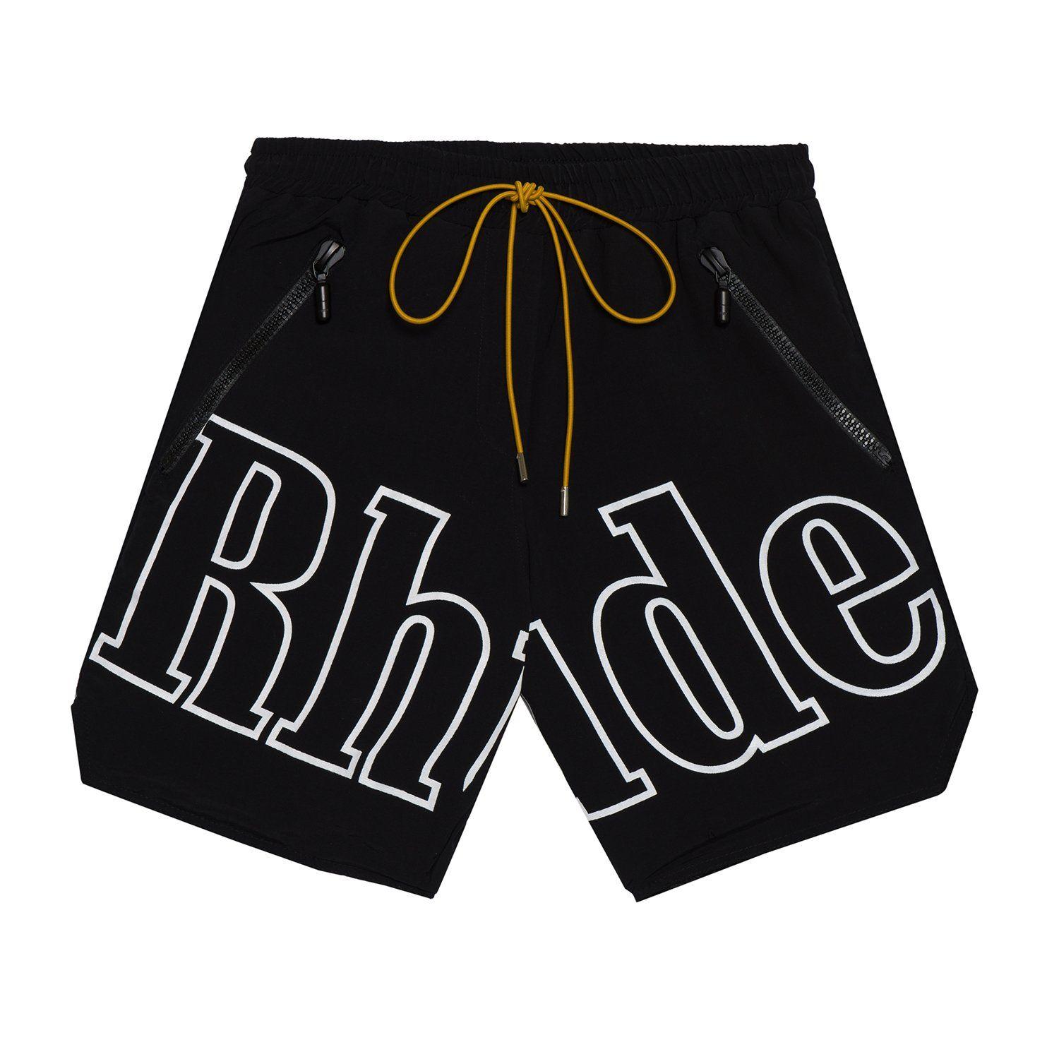 RH Logo - Rh logo swim trunk. R H U D E