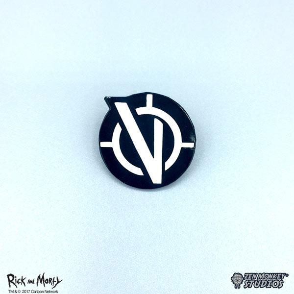 Rick Logo - Vindicator's Logo - Official Rick and Morty Pin - Zen Monkey Studios