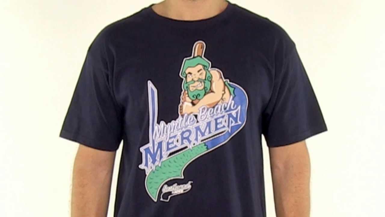 Mermen Logo - Myrtle Beach Mermen Logo Shirt - YouTube