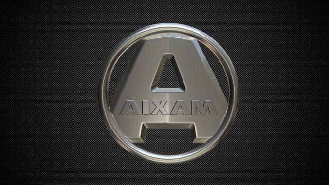 Aixam Logo - aixam logo 2 3D model | CGTrader