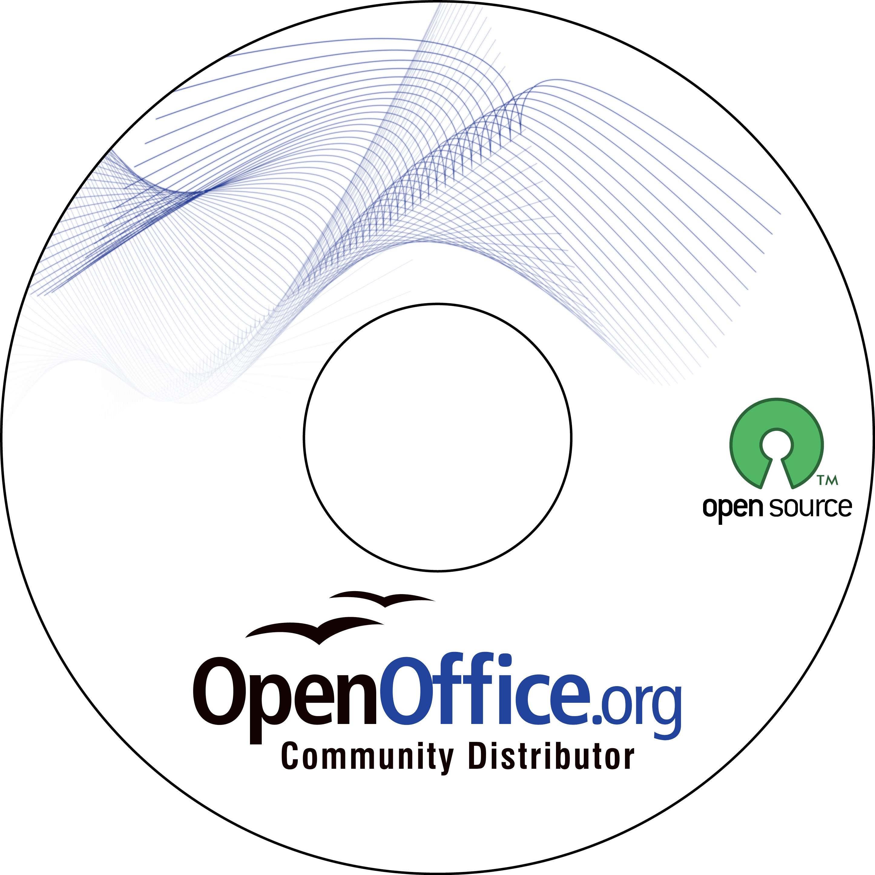 OpenOffice Logo - OpenOffice.org CD Art - previous versions