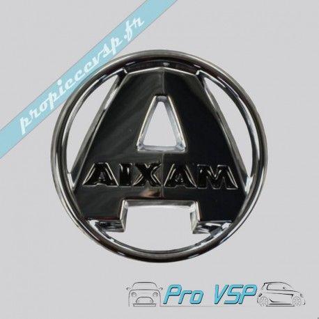 Aixam Logo - Logo fond noir voiture sans permis Aixam Vision Sensation