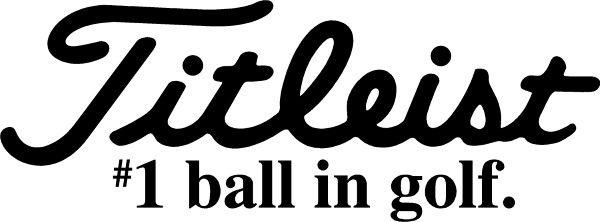 Titliest Logo - TITLEIST #1 BALL IN GOLF DECAL / STICKER