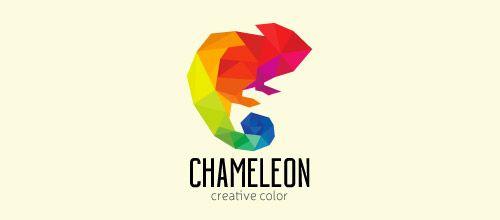 Cameleon Logo - Adorable And Creative Chameleon Logo Design