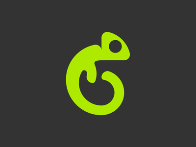 Cameleon Logo - exemples de logo sur le thème caméléon