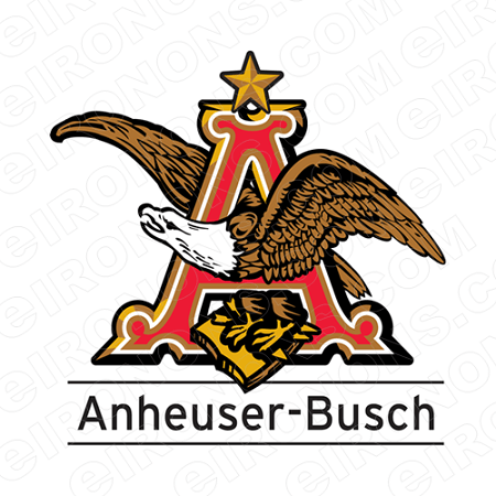 Busch Logo - ANHEUSER BUSCH LOGO ALCOHOL T SHIRT IRON ON TRANSFER DECAL #AB5