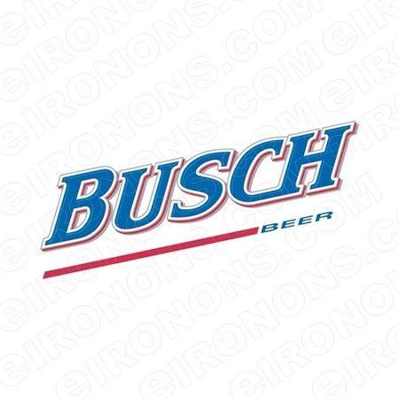 Busch Logo - BUSCH LOGO ALCOHOL T SHIRT IRON ON TRANSFER DECAL #AB2. YOUR ONE