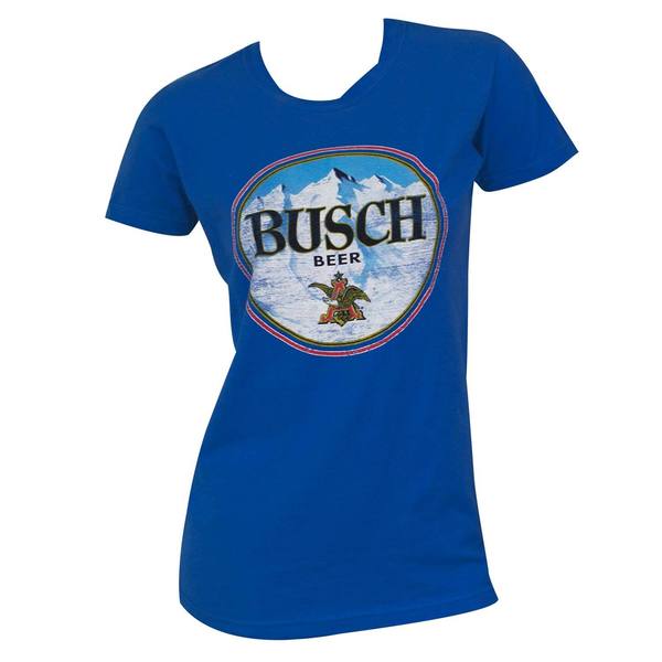 Busch Logo - Shop Women's Busch Logo T-shirt - Free Shipping On Orders Over $45 ...