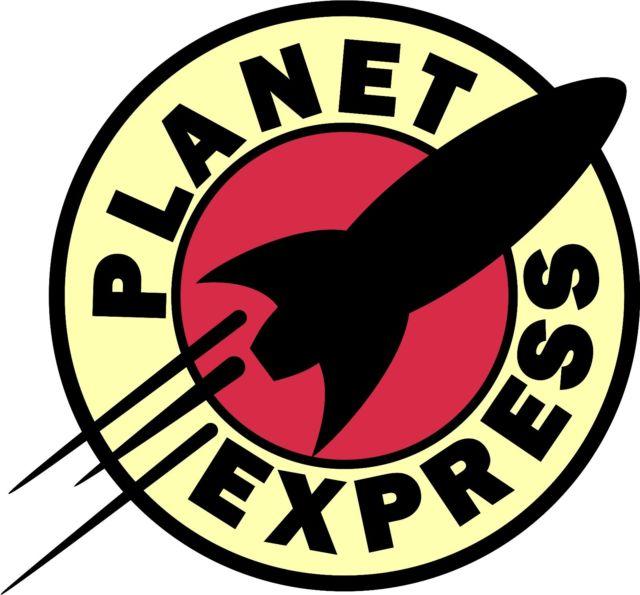 Futurama Logo - Planet Express Futurama Logo Sticker Decal