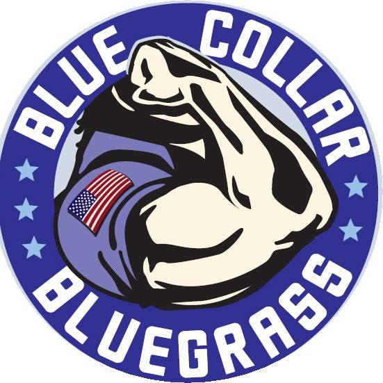 Blue-Collar Logo - Mutt Halloween Party featuring Blue Collar Bluegrass's