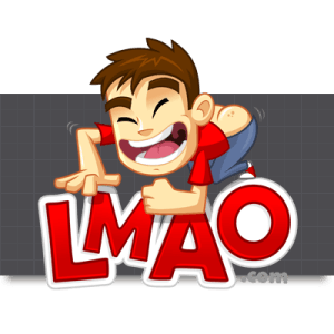 Lmao Logo - Cartoon Logo Design for LMAO.com