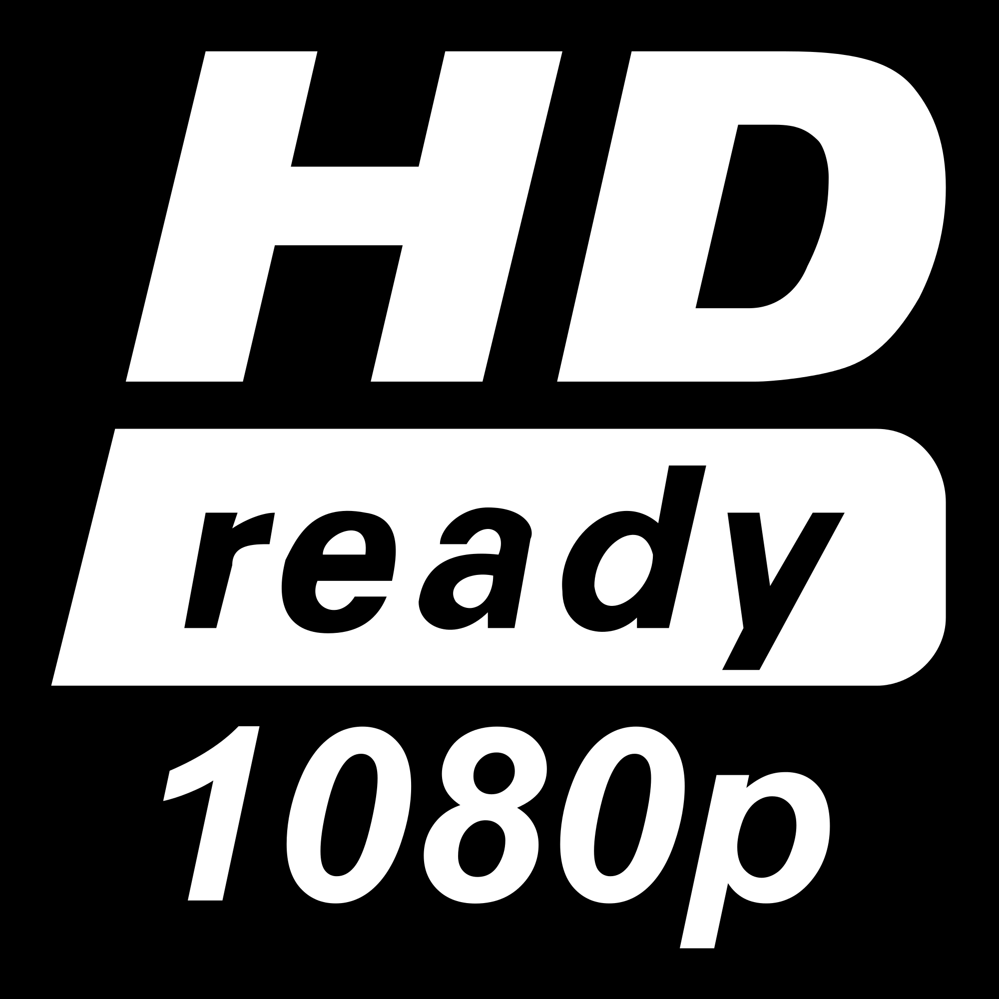 1080P Logo - HD ready 1080p logo.svg