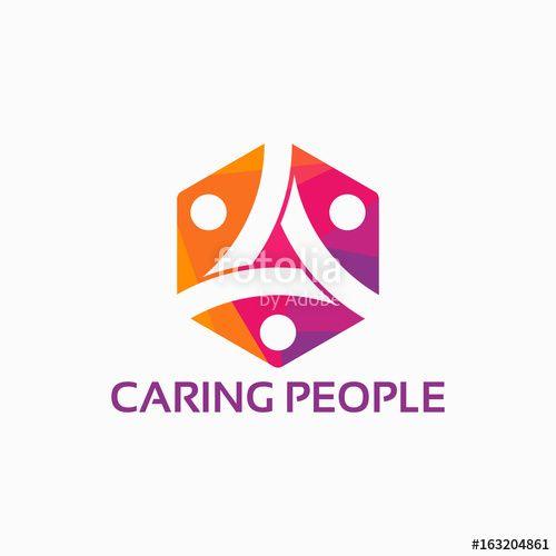 Caring Logo - community logo template designs vector illustration, Caring logo ...