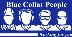 Blue-Collar Logo - Labour Hire Perth, WA, Skilled Workers. Blue Collar People