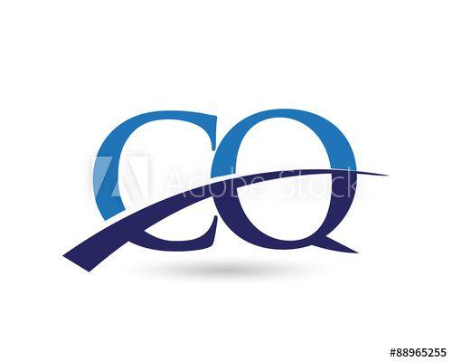 CQ Logo - CQ Logo Letter Swoosh - Buy this stock vector and explore similar ...